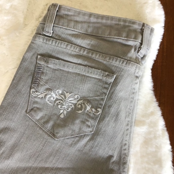 Paige Melrose Straight Grey Jean - Picture 2 of 8